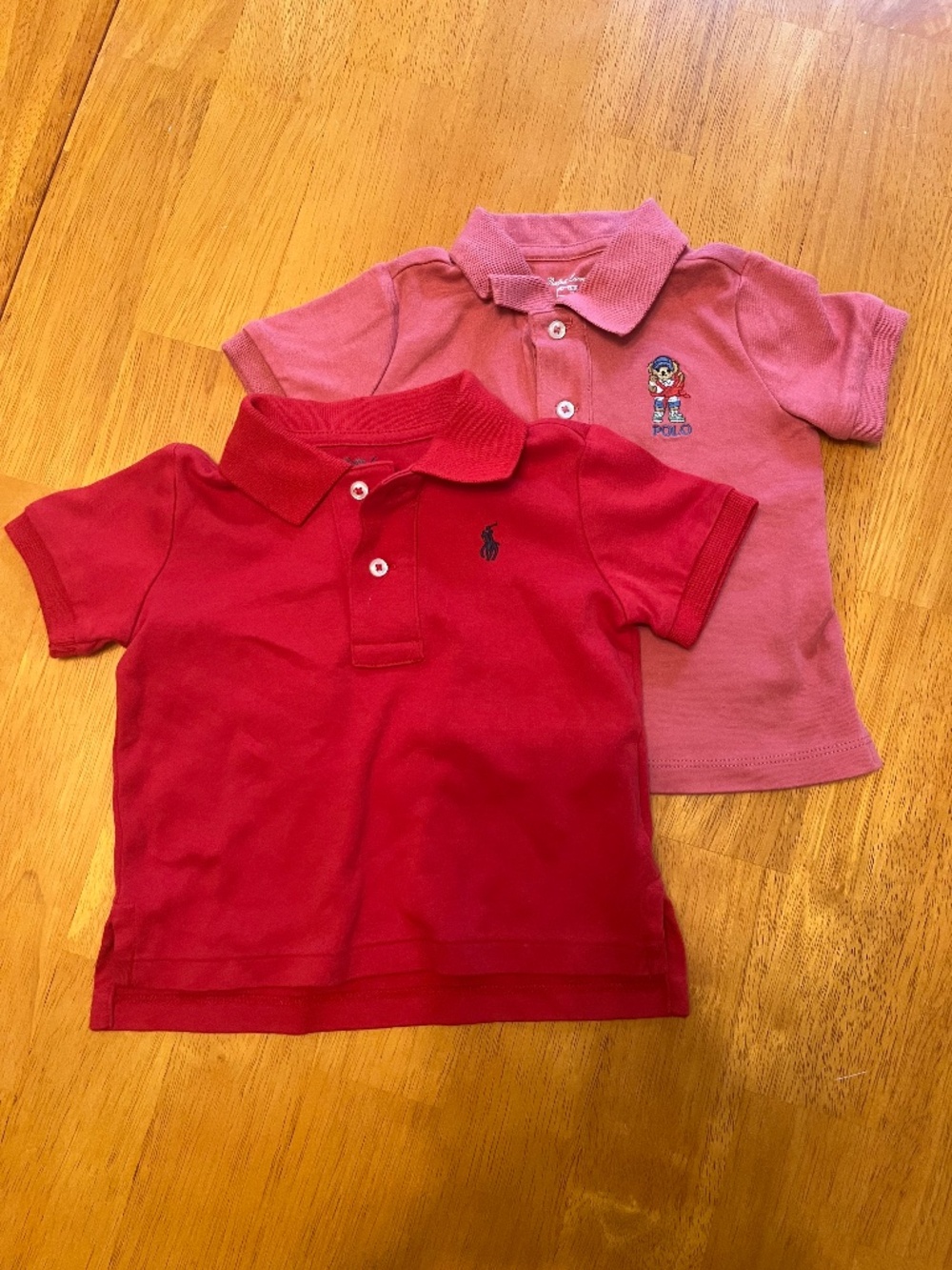 Ralph Lauren Baby Polo Shirts (2) 9 months